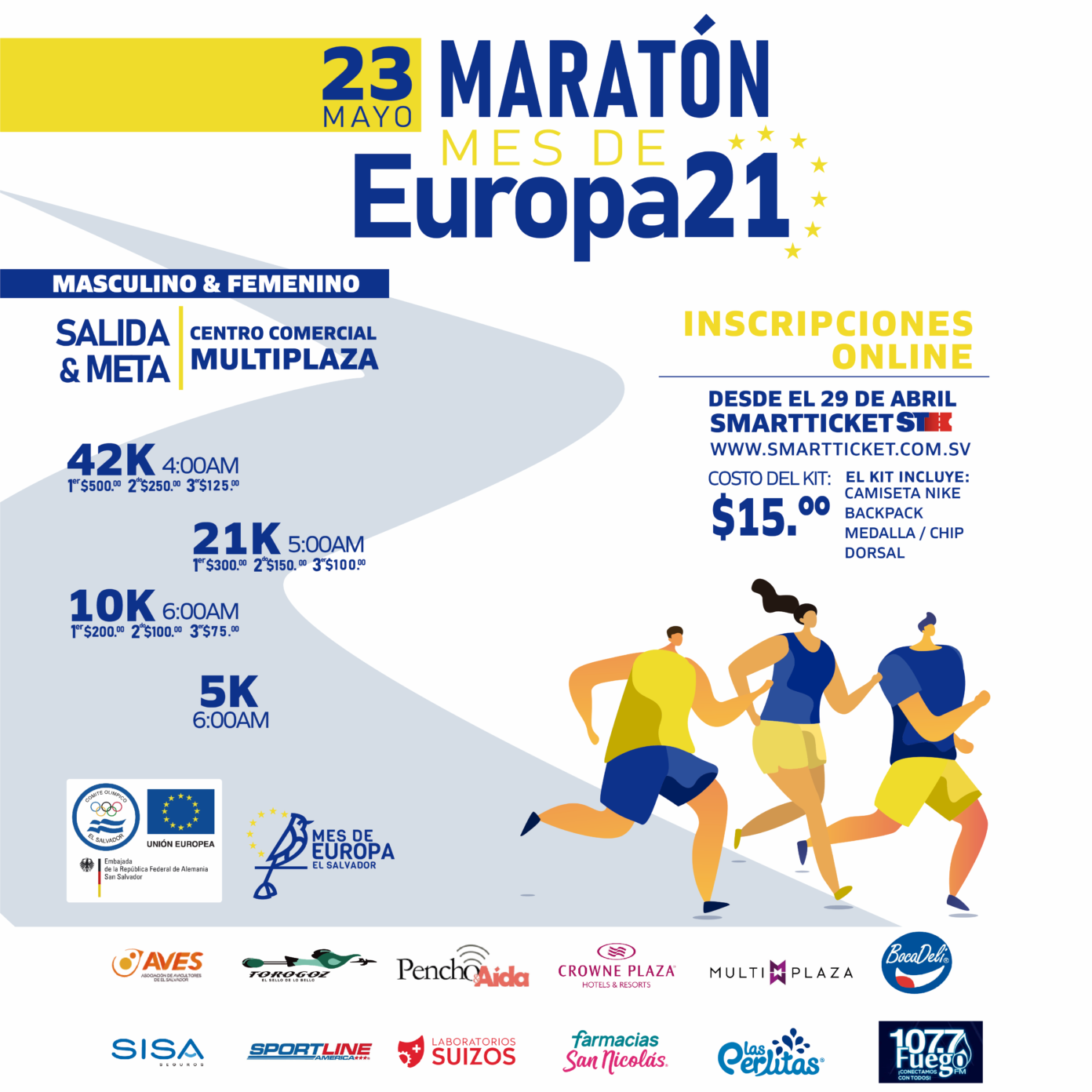 Se viene el Maratón Olímpico mes de Europa/21 El Metropolitano Digital
